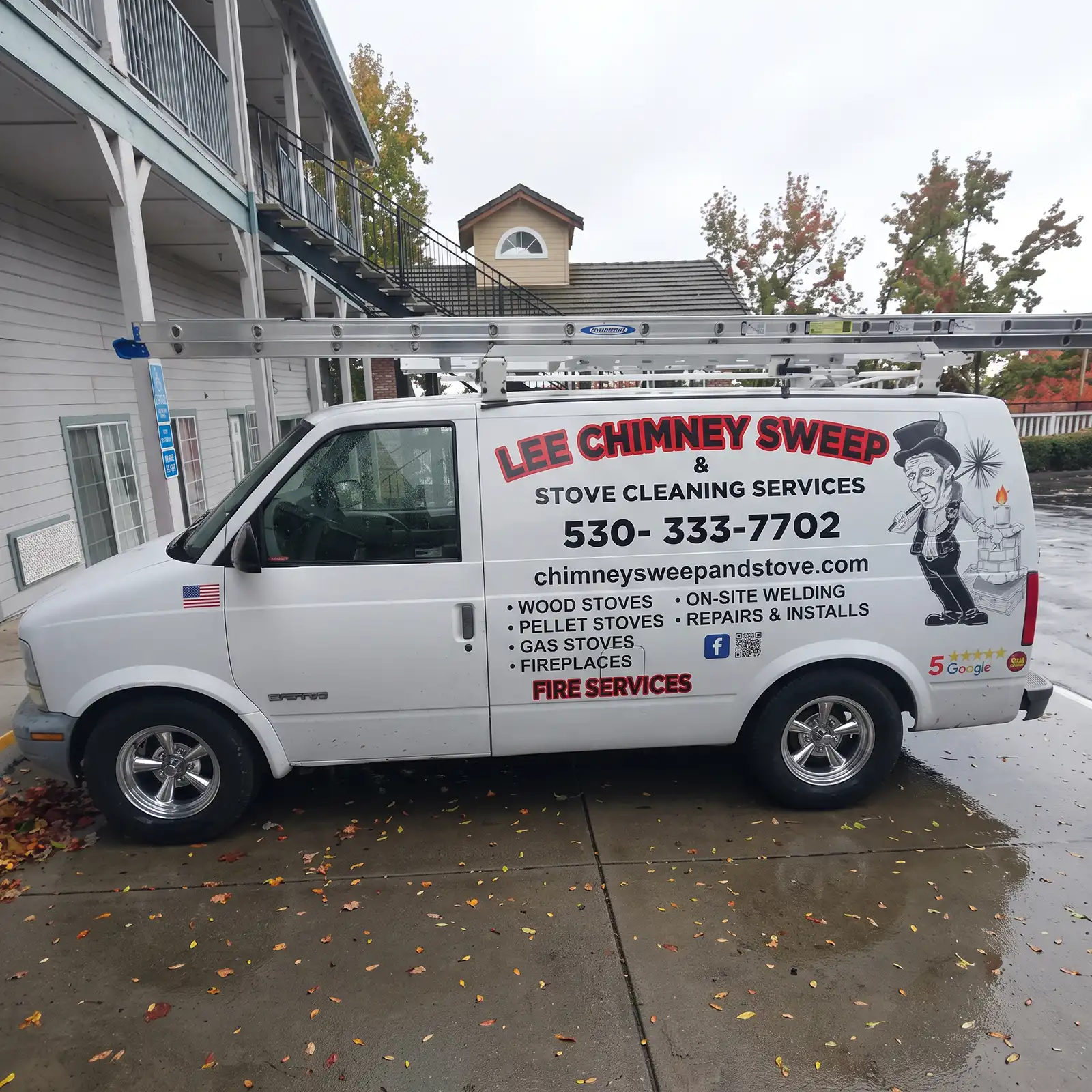 Professional chimney cleaning by Local LEE